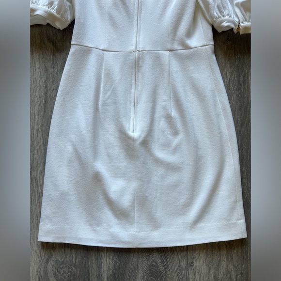 Keepsake the label puff sleeve off the shoulder mini dress in white. Size 4 - Picture 11 of 12